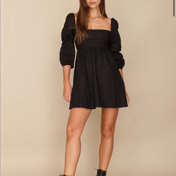 Reformation Michaela Dress Black🖤 - Picture 2 of 6
